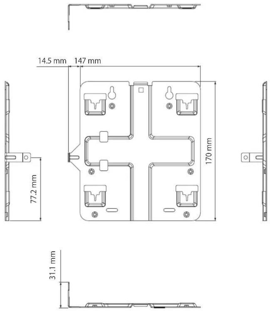 BUFFALO WAPM-1266R - 添付部品仕様寸法 - 1