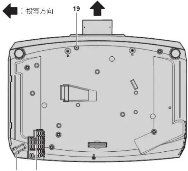 PANASONIC PT-EZ590J - 吸気口 - 1