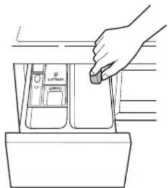 LG F104G1JCH2N - Přidávání změkčovače vody - 1