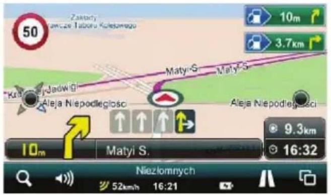 GOCLEVER Navio 540 FE - REŽIM NAVIGACE - 1