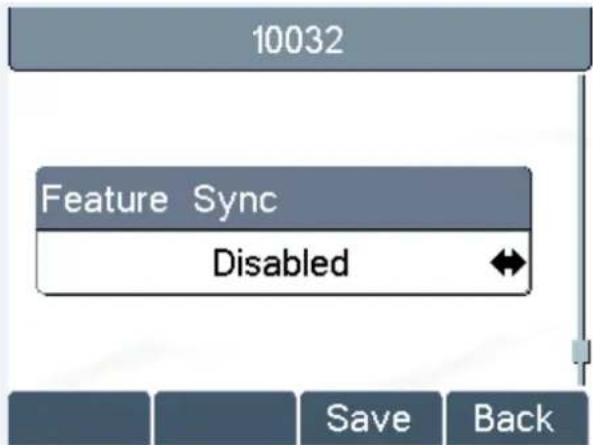 10032 Feature Sync Disabled Save Back