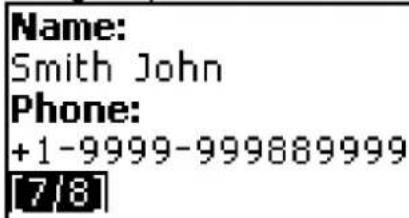 Name: Smith John Phone: +1-9999-999889999 7/8