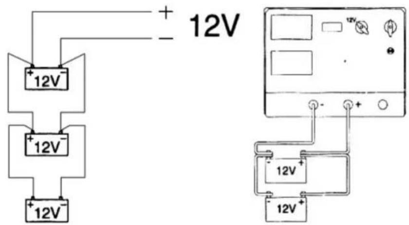 12V + - 12V + 12V + 12V - 12V - 12V