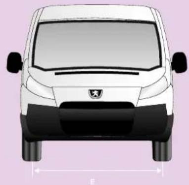 PEUGEOT Expert Tepee (2007) - Rozměry - 1