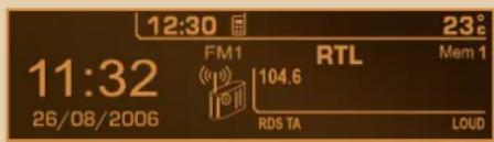 12:30 23° 11:32 FM1 RTL Mem 1 104.6 RDS TA LOUD 26/08/2006