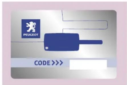 PEUGEOT CODE >>>