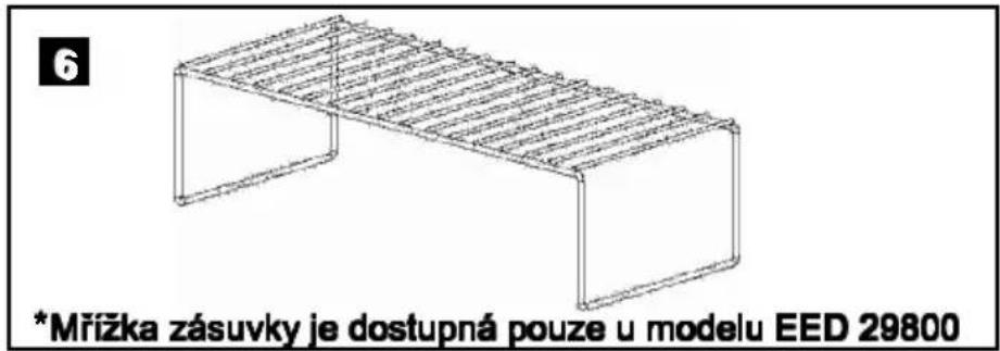 *Mřížka zásuvky je dostupná pouze u modelu EED 29800