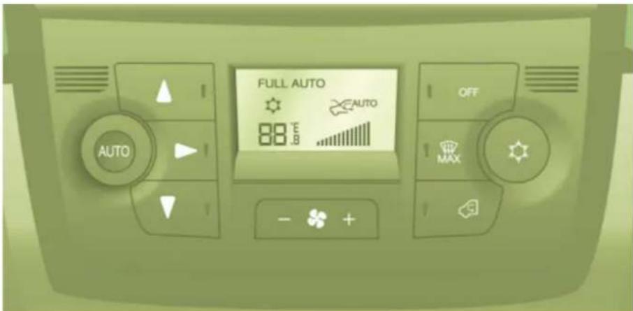 FULL AUTO 88°C AUTO AUTO OFF MAX - +