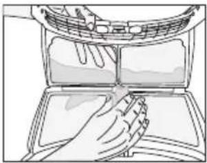 GRUNDIG GTN 37114 GP - To clean the lint filter: - 4