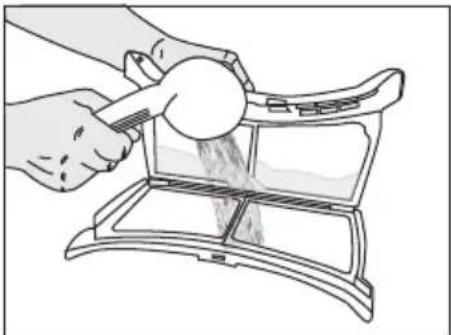 GRUNDIG GTN 37114 GP - To clean the lint filter: - 6