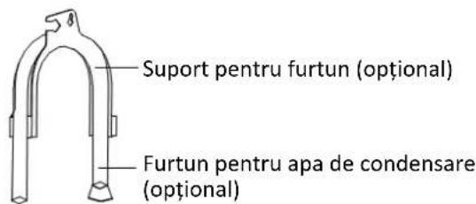 Suport pentru furtun (optional) Furtun pentru apa de condensare (optional)