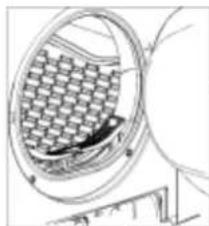 Heinner HCD-80B - Clean the lint filter - 1
