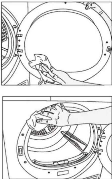 BLOMBERG TFK 8451 AG 30 - Nukkasuodatin / täyttöluukun sisäpinta - 3