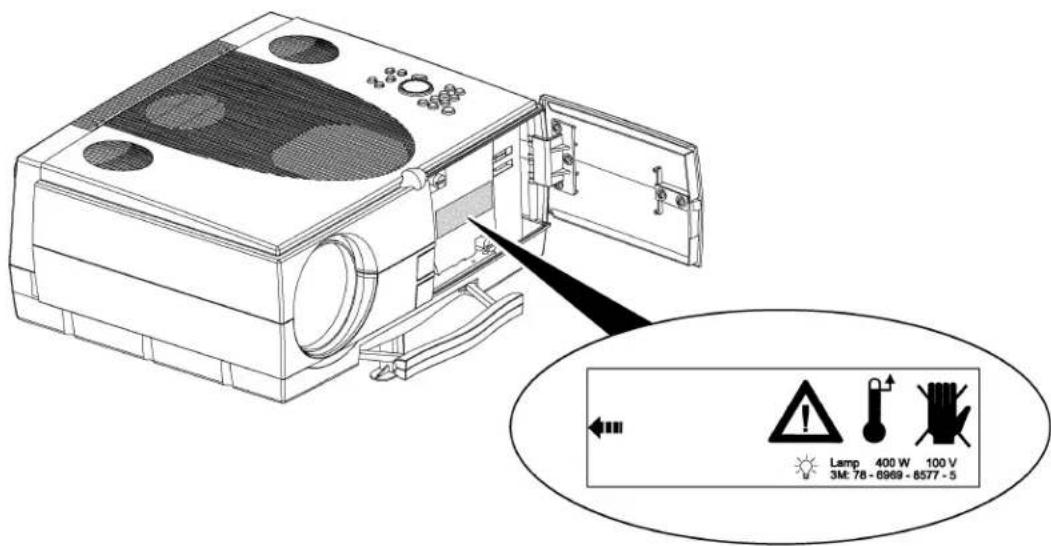Lamp 400 W 100 V 3M: 78 - 6969 - 8577 - 5