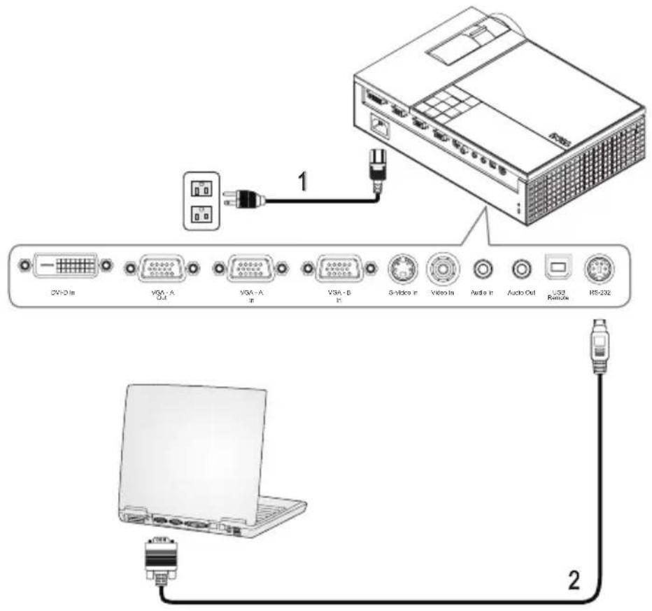 DELL 1209S - Připojení k počítači - 4