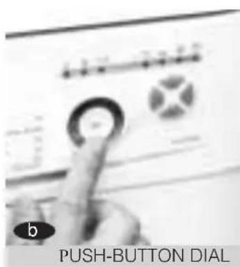 b PUSH-BUTTON DIAL
