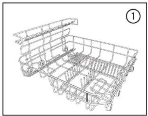 Technical line drawing of a multi-level mechanical assembly (no text or symbols)
