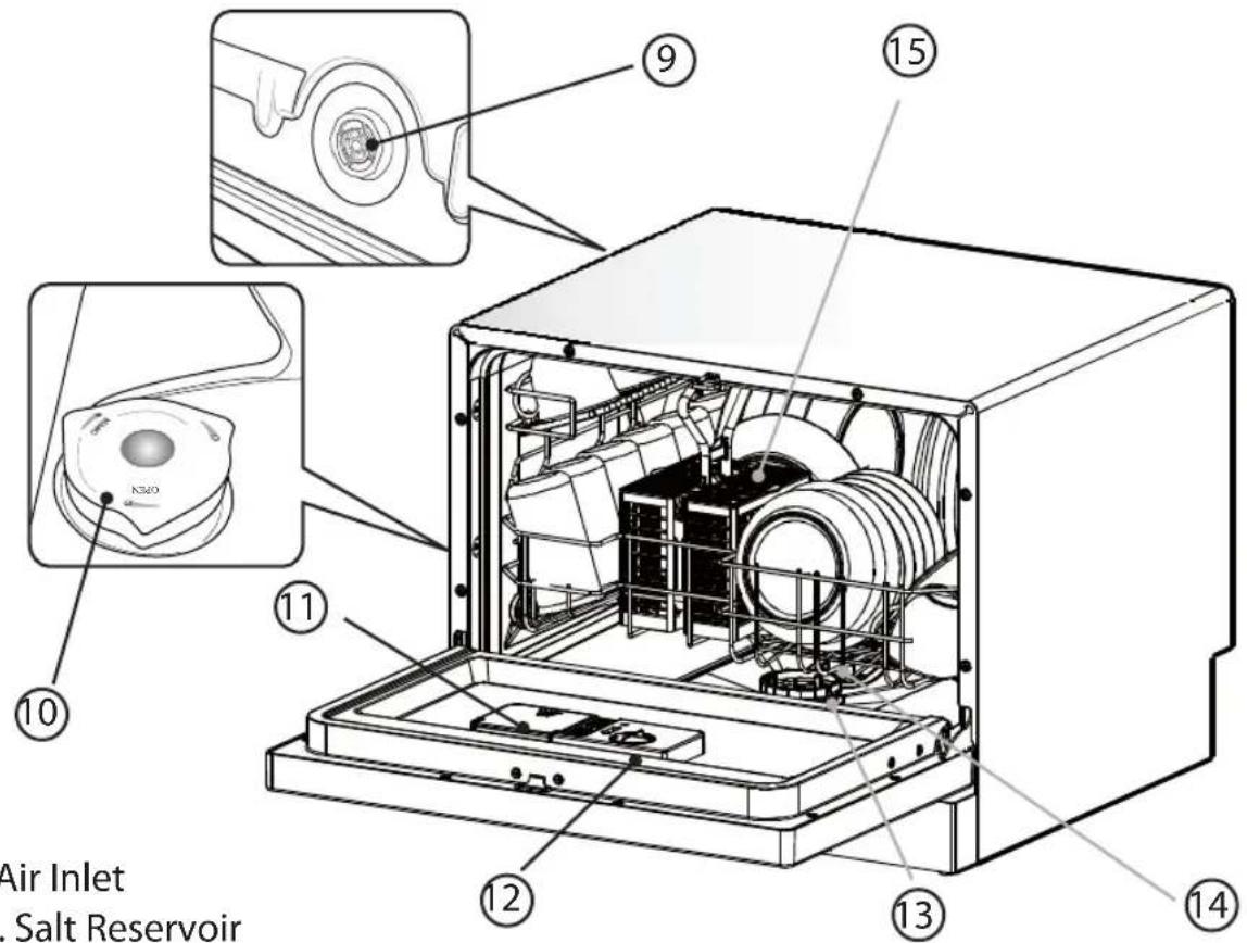 Air Inlet Salt Reservoir