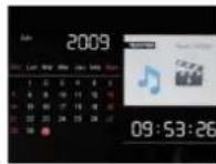 TELEFUNKEN DPF 7321 - - Calendar display mode - 2