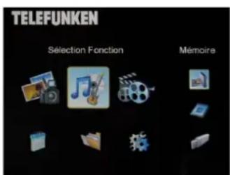 TELEFUNKEN Selection Fonction Mémoire