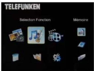 TELEFUNKEN DPF 7321 - Muziek (alleen op de DPF 7911, DPF 7331, DPF 9331, DPF 10331) - 1