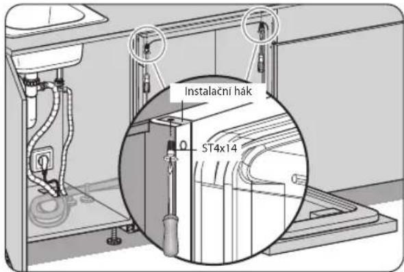 Instalační hák ST4x14