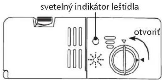 svetelný indikátor leštidla otvorit