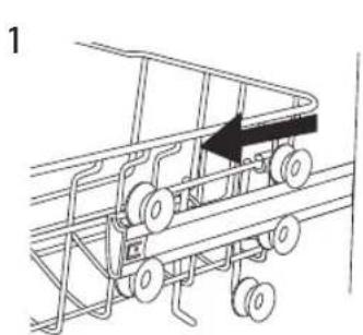 Sandstrøm SDW60W13N - Adjusting the Upper Basket - 1