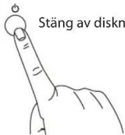 Stäng av diskm