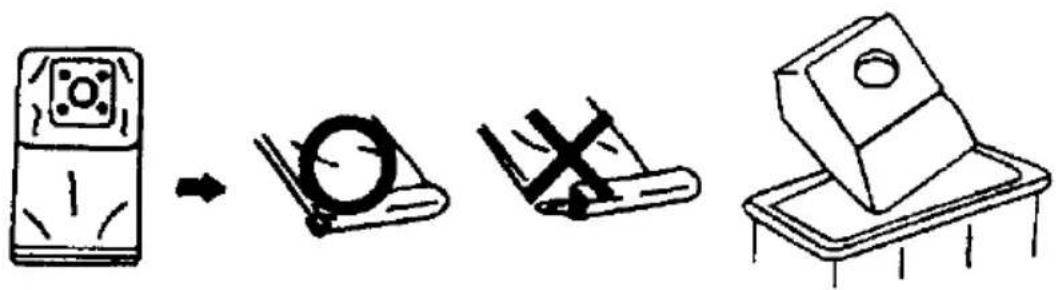 Diagram illustrating a mechanical or electrical process with labeled components and directional arrows