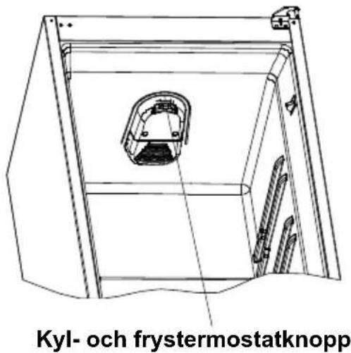Kyl- och frystermostatknopp