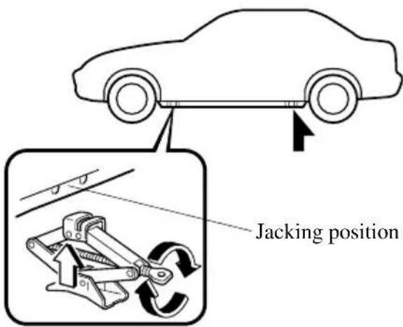 Jacking position