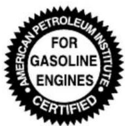 AMERICAN PETROLEUM INSTITUTE FOR GASOLINE ENGINES CERTIFIED