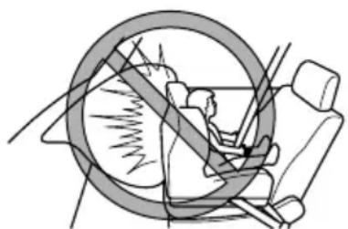 MAZDA 3 Hatchback (2008) - Neverusearear-facingchild-restraintsysteminthefrontseatwithanairbagthat coulddeploy: - 1