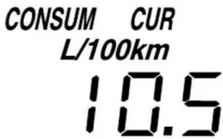 CONSUM CUR L/100km 10.5