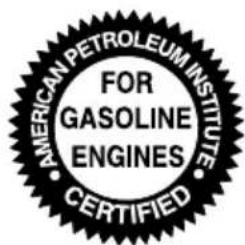 AMERICAN PETROLEUM INSTITUTE FOR GASOLINE ENGINES CERTIFIED