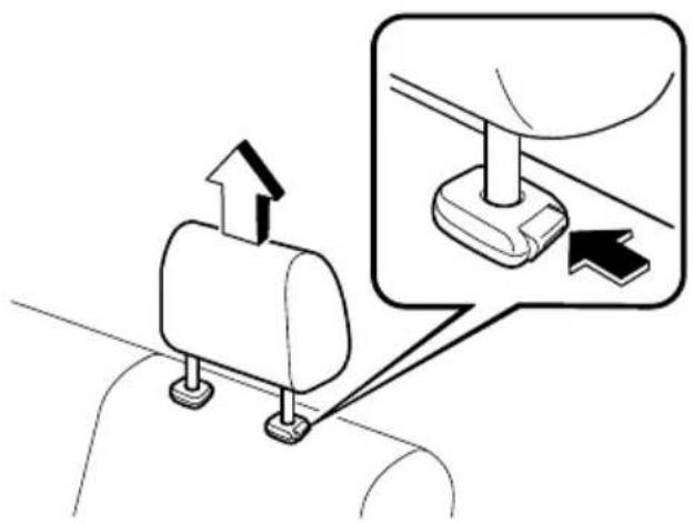 Diagram showing a mechanical component with an upward arrow and a magnified inset highlighting a specific feature.