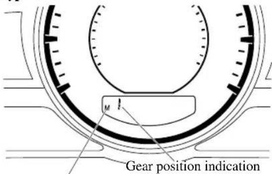 Gear position indication