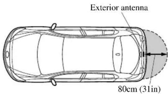 Exterior antenna 80cm (31in)