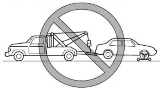 Prohibition sign showing a truck with a crane and a car, indicating no traffic or parking restriction.