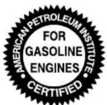 AMERICAN PETROLEUM INSTITUTE FOR GASOLINE ENGINES CERTIFIED
