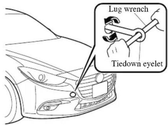 Lug wrench Tiedown eyelet