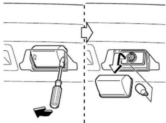 Diagram illustrating a mechanical assembly process with tool and component disassembly steps