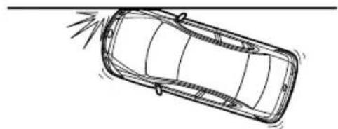 MAZDA 3 Hatchback (2018) - Limitations to front/near front collision detection: - 2