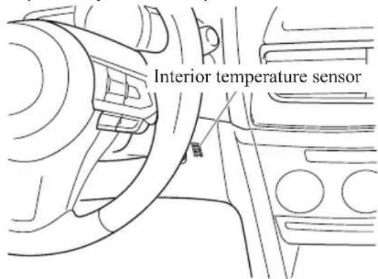 Interior temperature sensor