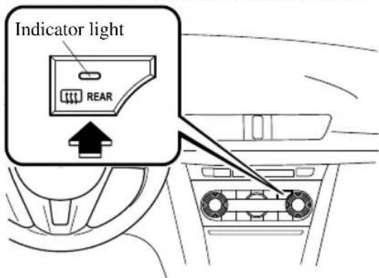 Indicator light REAR