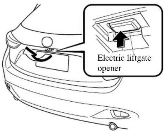 Electric liftgate opener