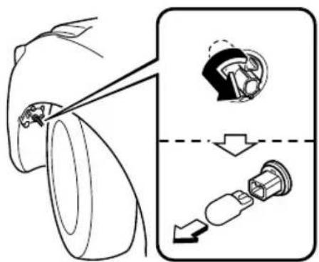 Diagram illustrating a mechanical assembly or disassembly process with labeled parts and directional arrows indicating movement.
