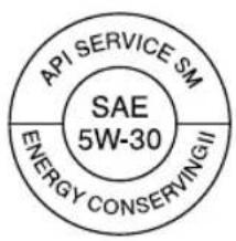 API SERVICE SM SAE 5W-30 ENERGY CONSERVING II