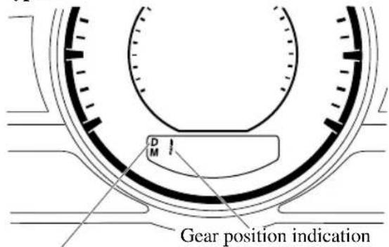 D M Gear position indication